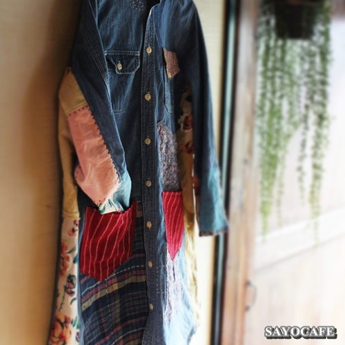 SAYOCAFE＋R/リメイクデニムシャツワンピース ワンピース 衣工房