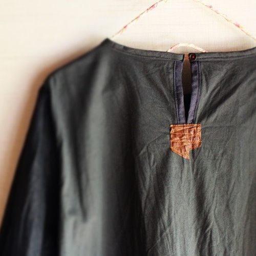 ○SAYOCAFE☆一点もの☆hirariシリーズのパッチワークワンピースB  