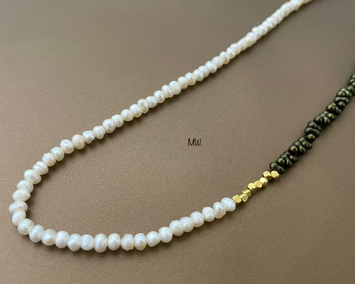 【期間限定sale】　 862 ビーズネックレス　淡水パール　ファルファーレ 期間限定sale】 862 ビーズネックレス 淡水パール ファルファーレ