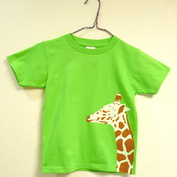 キリンTシャツ100/120【kids】 1枚目の画像