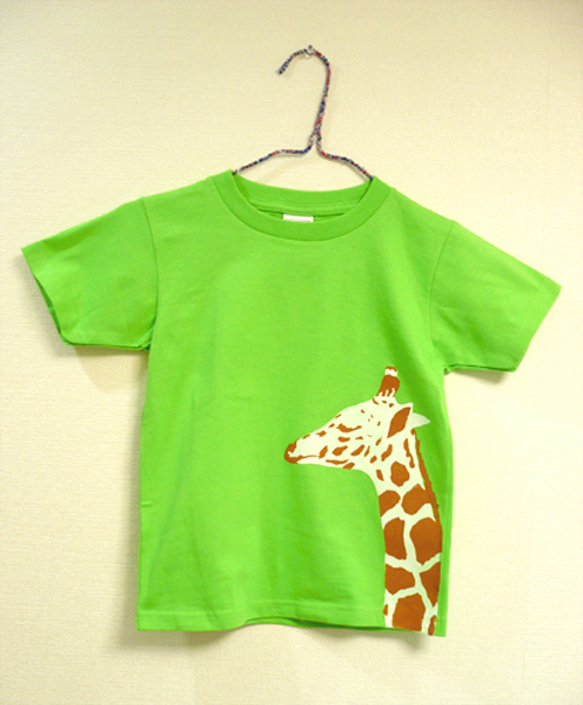 キリンTシャツ100/120【kids】 1枚目の画像