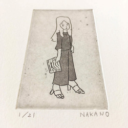 女の子の銅版画 no.2 5枚目の画像