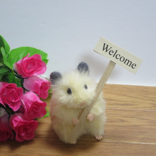 羊毛フェルト ハムスター キンクマハムスター ウェルカムドール