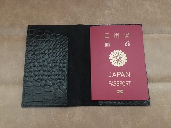 本革 パスポートケース　Hiromi様　オーダー 3枚目の画像