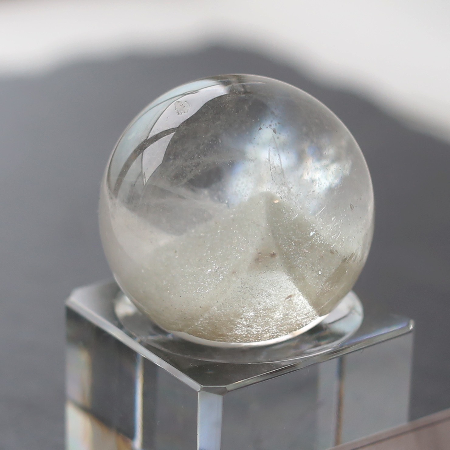 希少！AAファントムクォーツ丸玉 ファントムスフィア レア！