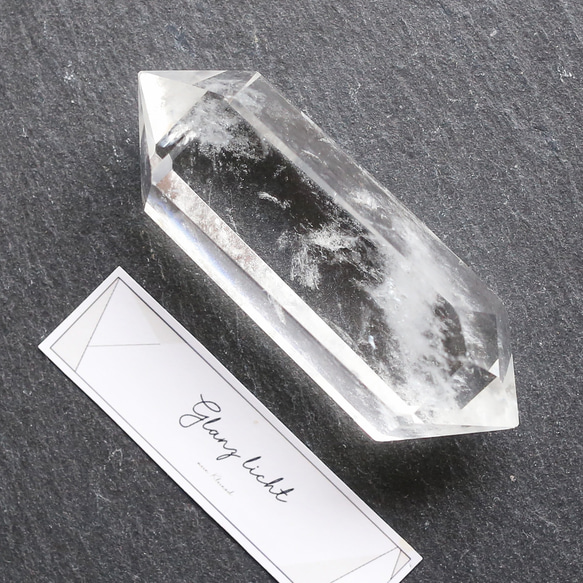 水晶ポイント ダブルポイント 両剣水晶 水晶 六角柱 天然石