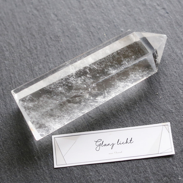 ブラジル産六角カットホワイトクオーツ ブラジル産六角カットホワイトクオーツ