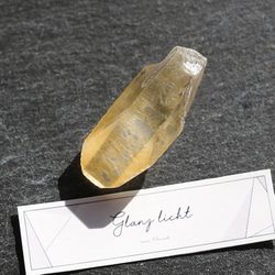 希少原石 グラウンディング付き ゴールデンヒーラー トマス産 浄化  水晶 原石 5枚目の画像