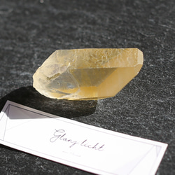希少原石 グラウンディング付き ゴールデンヒーラー トマス産 浄化  水晶 原石 6枚目の画像