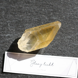 希少原石 グラウンディング付き ゴールデンヒーラー トマス産 浄化  水晶 原石 7枚目の画像