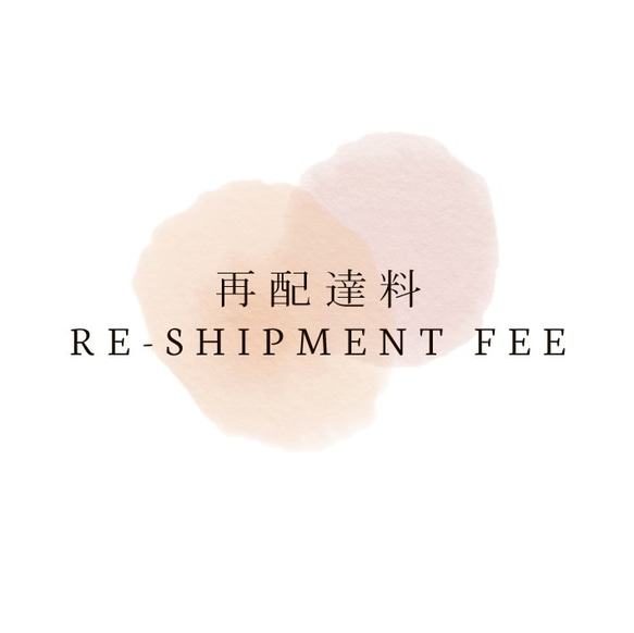 RE-SHIPMENT FEE 第1張的照片