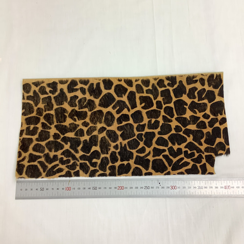 ハラコ 切り革 キリン柄 プリント その他素材 レザーメイトさとう 通販