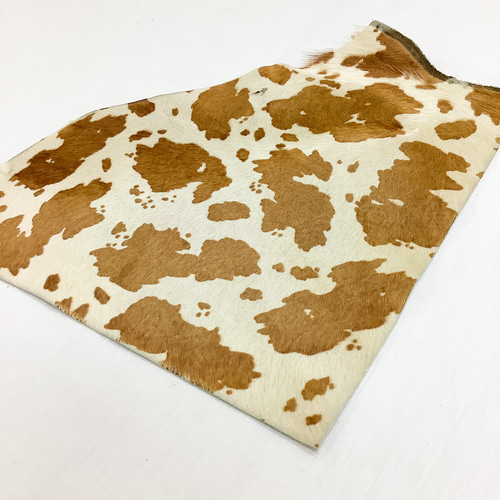 ハラコ 切り革 牛柄 プリント その他素材 レザーメイトさとう 通販