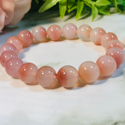 塩源瑪瑙ブレスレット31 ブレスレット 円と縁 by.TAMAKO 通販 12957596