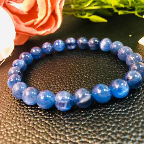 極上品】カイヤナイトブレスレット ブレスレット 円と縁 by.TAMAKO