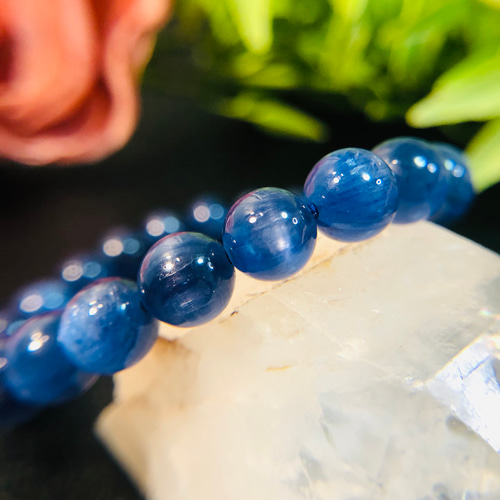 極上品】カイヤナイトブレスレット ブレスレット 円と縁 by.TAMAKO