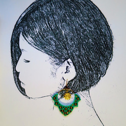 LOTUS Macrame Pierce 4枚目の画像