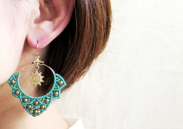 LOTUS Macrame Pierce 5枚目の画像