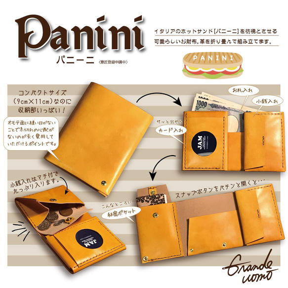 【全ての機能を手のひらに】コンパクトウォレットPanini 5枚目の画像