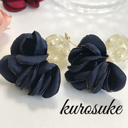 綺麗な薔薇ピアス☆☆ 1枚目の画像