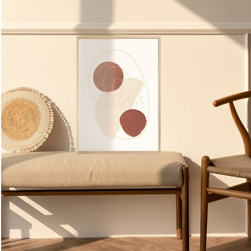 アートポスター】 インテリアポスター メッセージ ブ 抽象画 壁掛け