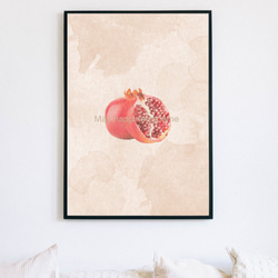 ブルーロータス 青い蓮 画家 小楠アキコ作品 額装サイズ20×20cm 絵画