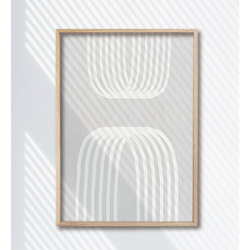 アートポスター】インテリアポスター 四角 抽象画