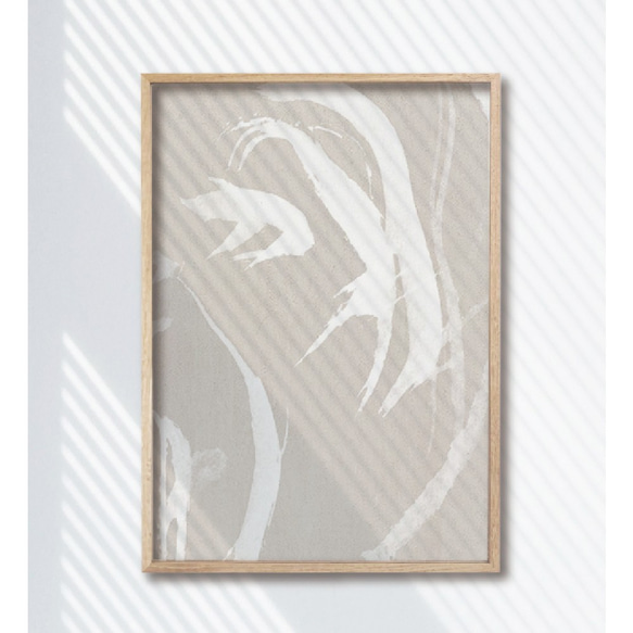 【アートポスター】英字　ミニマム　ラインアート　　抽象画　モダン　絵　ポスター　アート　インテリア　 1枚目の画像