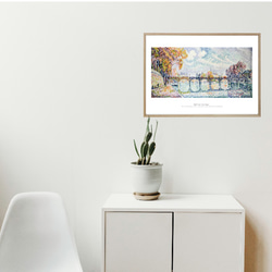 【アートポスター】インテリアポスター　モノトーン　北欧　ポスター　海　アート　インテリア　シンプル　ポール・シニャック 2枚目の画像