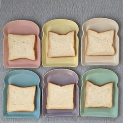 マカロンラベンダー・食パン皿(M) 6枚目の画像