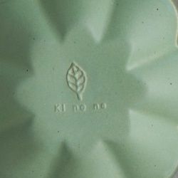 マカロンミントグリーン・花の皿-S- 7枚目の画像