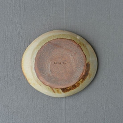 粉福楕円皿-halfmoon- 4枚目の画像