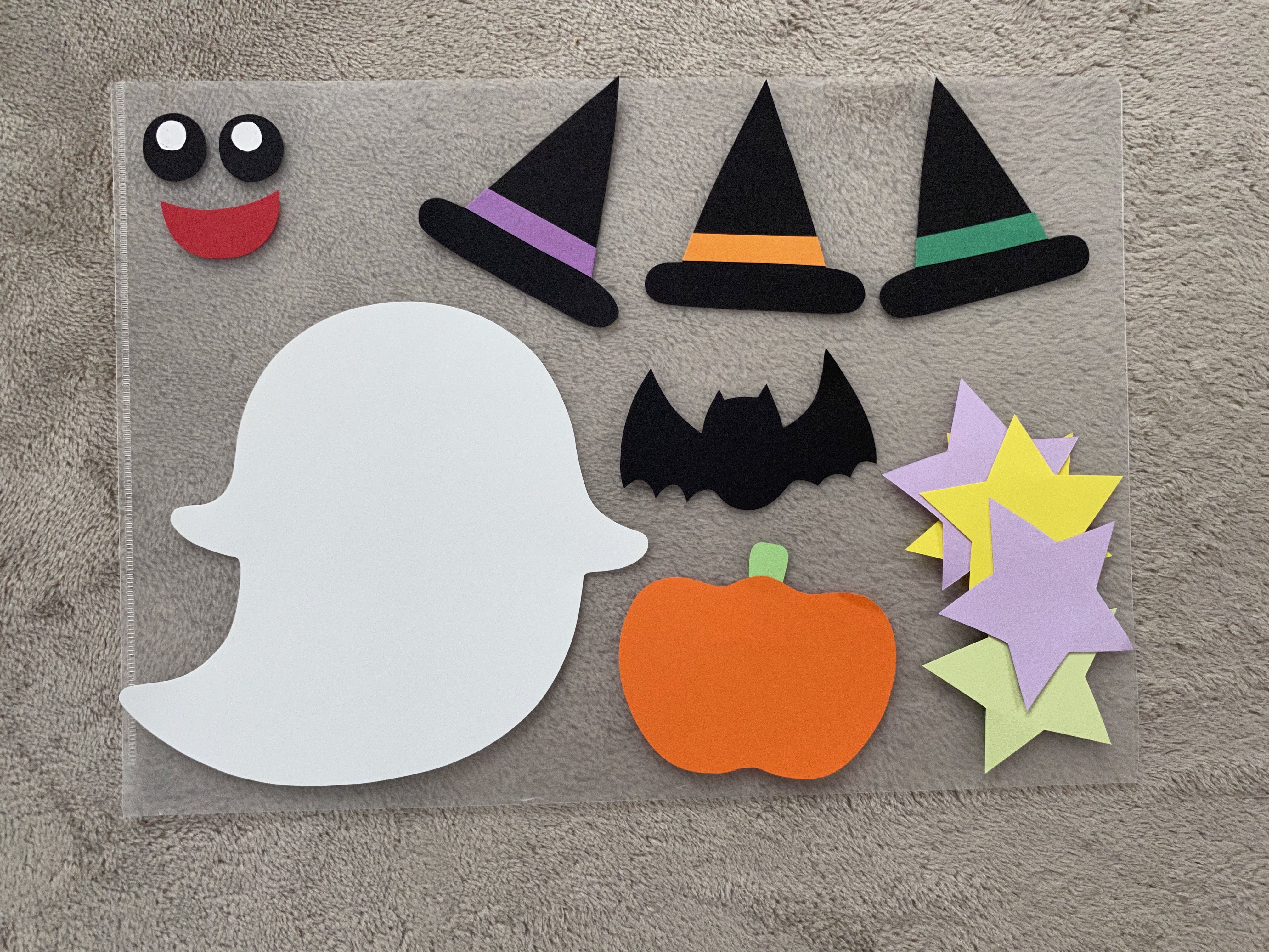 ハロウィンバッグ　製作キット　壁面飾り　秋　クラフト　工作 Amazon.co.jp: ハロウィンバッグ 製作キット 壁面飾り 秋 工作