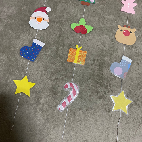 壁面飾り 吊るし飾り 装飾 壁面製作 製作キット クリスマス 冬