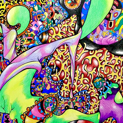 色鉛筆画　絵画　イラスト　原画　A4大(約22cm×30cm) 色鉛筆画 絵画 イラスト 原画 A4大(約22cm×30cm) 色鉛筆画 絵画