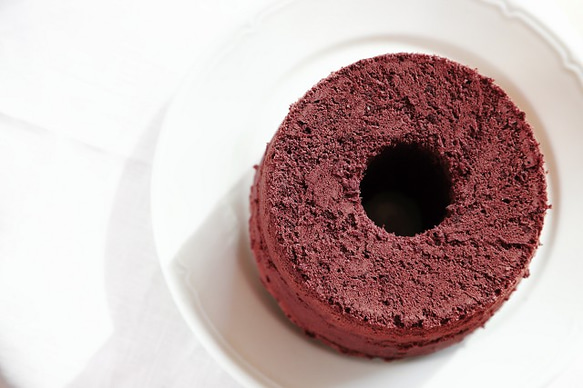 オーガニックカカオのショコラほろほろ玄米シフォン（小麦､油､乳製品､添加物､不使用）農薬不使用､発酵素材を使用しています 1枚目の画像