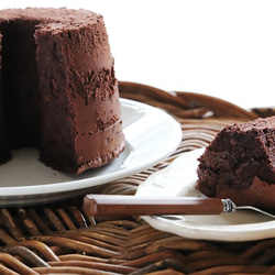 オーガニックカカオのショコラほろほろ玄米シフォン（小麦､油､乳製品､添加物､不使用）農薬不使用､発酵素材を使用しています 3枚目の画像