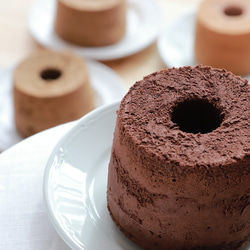 オーガニックカカオのショコラほろほろ玄米シフォン（小麦､油､乳製品､添加物､不使用）農薬不使用､発酵素材を使用しています 4枚目の画像