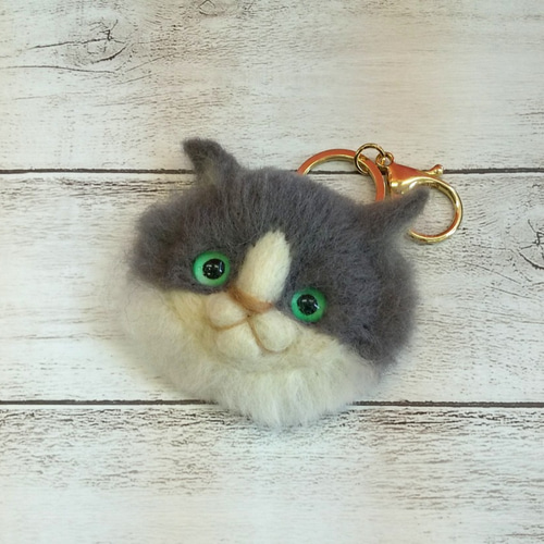 羊毛フェルト 猫 ハンドメイド チョコぷりん 楽天市場】やまねこ 羊毛フェルト 猫 黒白 S サイズ 羊毛