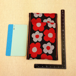 No,920【送料無料】モダン柄のカードケース(ブラック) 5枚目の画像