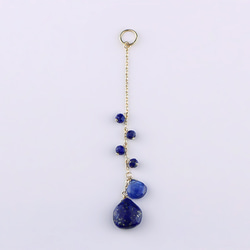 #860CM K10青金石和藍晶石吊飾 第1張的照片