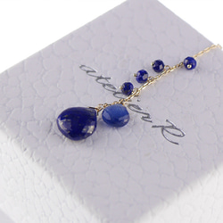 #860CM K10青金石和藍晶石吊飾 第2張的照片