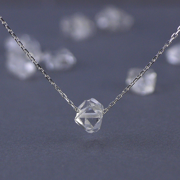 #870N Herkimer 鑽石項鍊 Silver925 第1張的照片