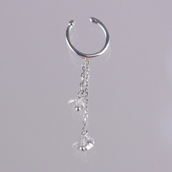 #871_S Herkimer 鑽石雙鏈耳環 Silver925 第2張的照片
