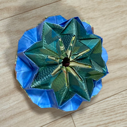 【折り紙】クルクル回る花の万華鏡　 5枚目の画像