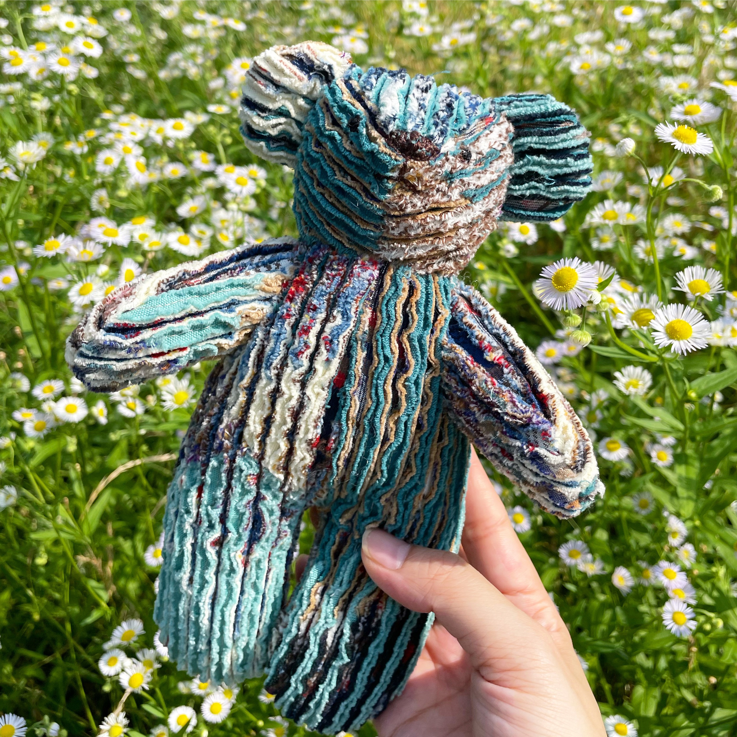 手縫い製 キルトマット ブティ トプラント すずらん テディベア 【公式