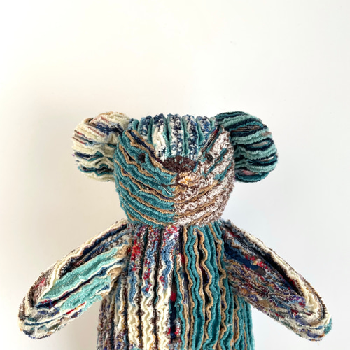 手縫い製　キルトマット　ブティ　トプラント　すずらん　テディベア 手縫い製 キルトマット ブティ トプラント すずらん テディベア 手縫い