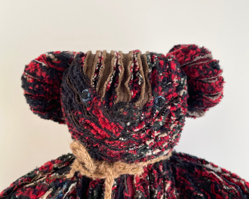 スラッシュキルトのテディベア ぬいぐるみ ninifuni 通販