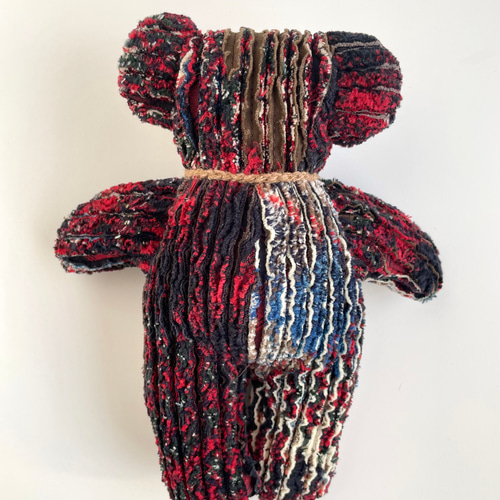 手縫い製　キルトマット　ブティ　トプラント　すずらん　テディベア 手縫い製 キルトマット ブティ トプラント すずらん テディベア