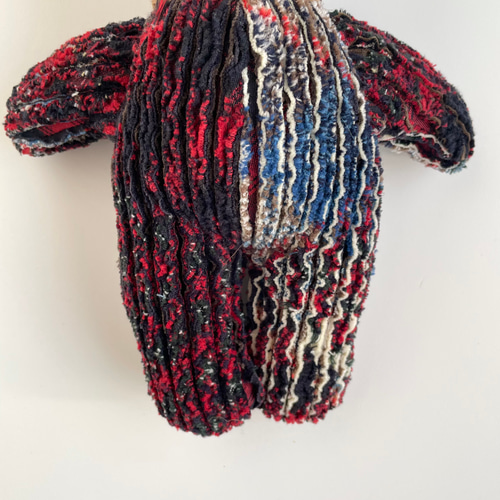 手縫い製　キルトマット　ブティ　トプラント　すずらん　テディベア 手縫い製キルトマットブティトプラントすずらんテディベア